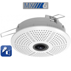 MOBOTIX c26 6MP HEMISPHERICAL 360° CEILING CAMERA WITH AUDIO WITH MXBUS (NEW)