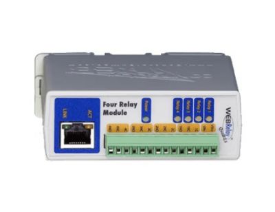 AXIS 2N 01398-001 QUAD EXTERNAL IP RELAY, 4-OUTPUTS, 0-INPUT