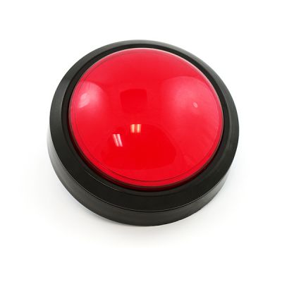 BIG DOME PUSH BUTTON - RED