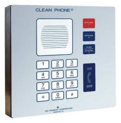 GAI-TRONICS CLEAN ROOM TELEPHONE - WALL-MOUNT, 295W SERIES (NEW)