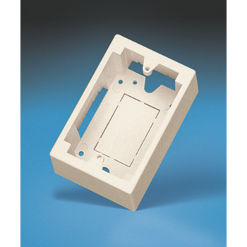 ORTRONICS SINGLE SURFACE MOUNT BOX (FOG WHITE)