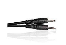 6 FT. SHIELDED CABLE, 1/8" PLUG TO 1/8" PLUG