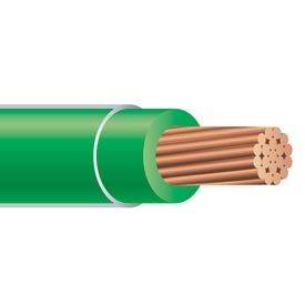 6 GAUGE STRANDED GROUND CABLE (GREEN) (PER FT.)