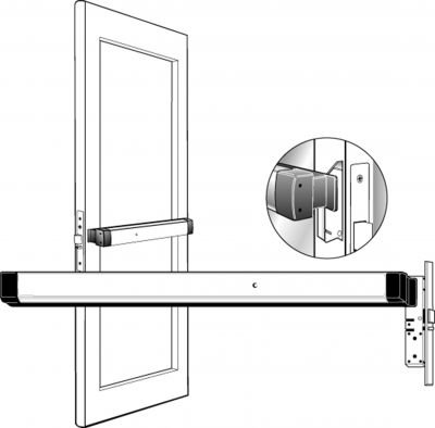 8410 34-1/2" ELECTRIFIED MORTISE EXIT DEVICE CRASH BAR