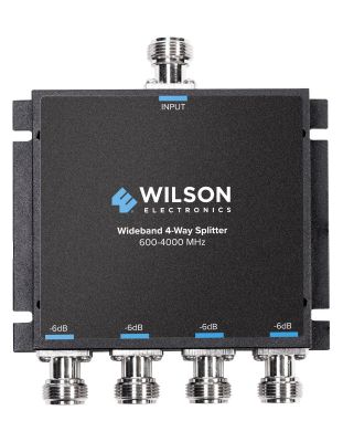 WILSON FOUR WAY 50 Ohm 600-4000 MHz SPLITTER WITH N-FEMALE CONNECTORS