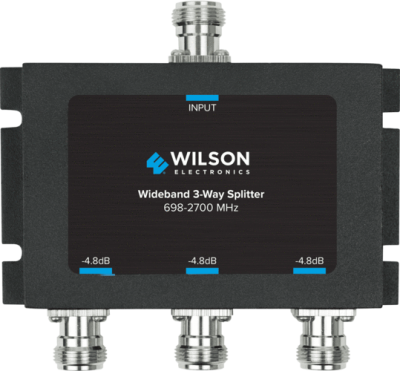WILSON THREE WAY 50 Ohm 698-2700 MHz SPLITTER WITH N-FEMALE CONNECTORS