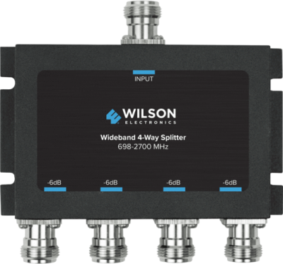 WILSON FOUR WAY 50 Ohm 698-2700 MHz SPLITTER WITH N-FEMALE CONNECTORS
