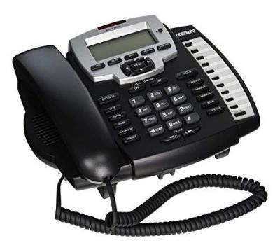CORTELCO 9 SERIES 2-LINE DISPLAY ANALOG TELEPHONE WITH CALLER-ID (BLACK) (NEW)