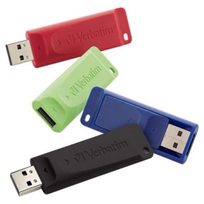 VERBATIM STORE 'N' GO 16 GB FLASH DRIVE (PACK OF 4) (NEW)