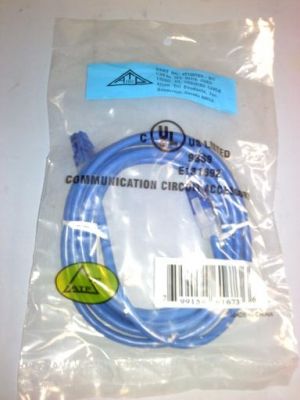 ALLEN TEL 7 FT. CAT-5E PATCH CORD BLUE