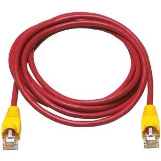 ALLEN TEL 10 FT. CAT-5E ETHERNET CROSSOVER PATCH CORD RED