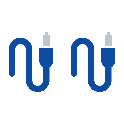 DUAL CAT-5e SHIELDED CABLE RUN