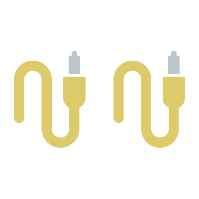 DUAL CAT-6 SHIELDED CABLE RUN