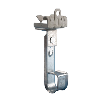 ERICO CADDY CAT12 3/4" J-HOOK WITH HAMMER-ON 1/8"-1/4" FLANGE CLIP