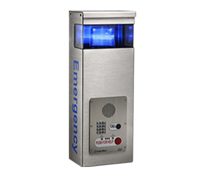 CODE BLUE CB 2-e WALL/POLE MOUNT LS1000 VoIP TWO-BUTTON WITH KEYPAD SPEAKERPHONE