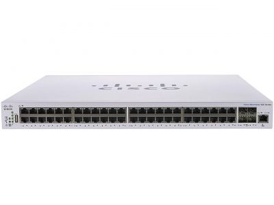CISCO CBS350-48T-4X-NA 350X SERIES 48-PORT GIGABIT POE STACKABLE MANAGED SWITCH