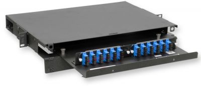 CORNING FIBER OPTIC RACK MOUNT HOUSING 1RU