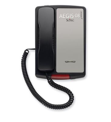 AEGIS CETIS 80102 SINGLE LINE LOBBY TELEPHONE (BLACK) WITH NO DIAL (NEW)