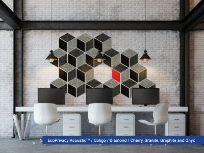 ECOPRIVACY ACOUSTIC PANEL, 24" x 3/8"