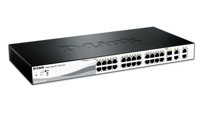 D-LINK 28-PORT/24 PoE FAST ETHERNET WEB SMART SWITCH