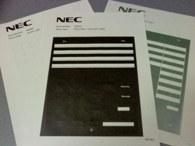 NEC DTU/DTP-16D BK DESI (PKG. 25)