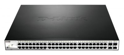 D-LINK 52-PORT SMART MANAGED GIGABIT PoE SWITCH