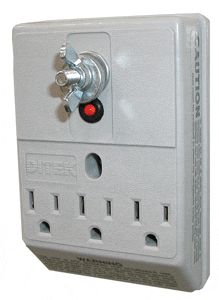 DITEK DTK-3GTP 3-OUTLET WITH GROUND TERMINAL