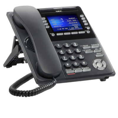 NEC ITK-8TCXG-1 BK IP COLOR SELF-LABELING TELEPHONE (NEW)