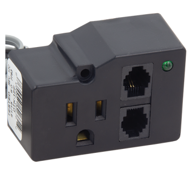 DITEK DTK-1FF 1-OUTLET AC SURGE PROTECTOR WITH 1PR