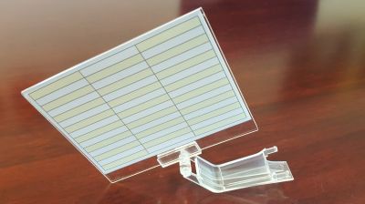 NEC DTL/ITL/DTZ/ITZ-12D/24D/32D DIRECTORY CARD KIT HOLDER (INCLUDES PLASTIC CLIP & CARD)