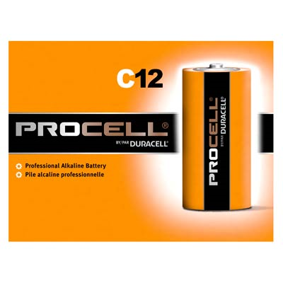 DURACELL PROCELL INDUSTRIAL C ALKALINE BATTERIES (12 PK)