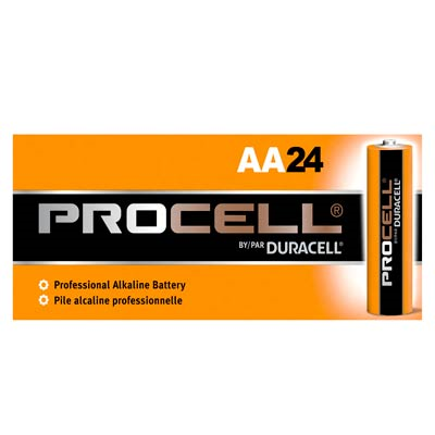 DURACELL PROCELL INDUSTRIAL AA ALKALINE BATTERIES (24 PK)
