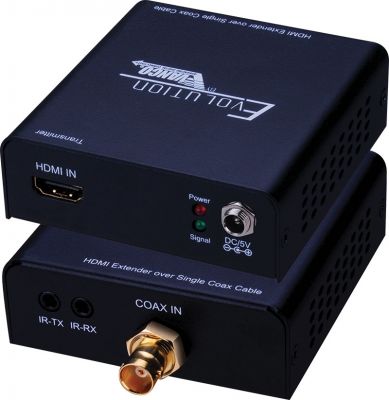 HDMI EXTENDER OVER COAX WITH IR