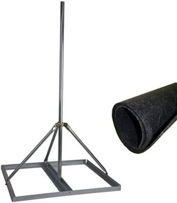 EZ NP-94-200 NON-PENETRATING ROOF MOUNT WITH 2" X 94" MAST WITH ROOF MAT