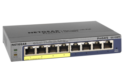 NETGEAR GS108PE PROSAFE 8-PORT GIGABIT PLUS MANAGED SWITCH