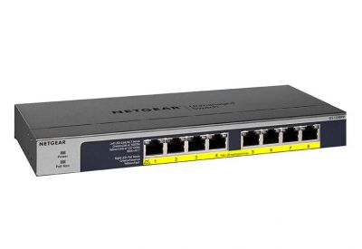 NETGEAR GS108PP 8-PORT PoE+ GIGABIT HIGH-POWER 123W UNMANAGED SWITCH