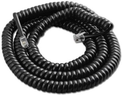 25 FT. HANDSET CORD REPLACEMENT BK