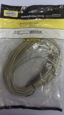 HUBBELL MERLIN SPLITTER 4 PR. 20' C.O. LINE CORD