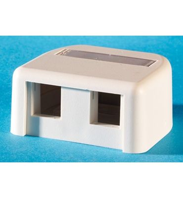 ORTRONICS TECH CHOICE SURFACE MOUNT BOX (FOG WHITE)