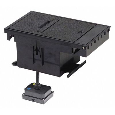 LEGRAND OUTDOOR GROUND BOX 30 AMP, 125 VOLT TURNLOK® LOCKING RECEPTACLE L5-30R, BLACK