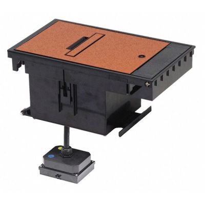 LEGRAND OUTDOOR GROUND BOX 30 AMP, 250 VOLT TURNLOK® LOCKING RECEPTACLE L6-30R, BROWN