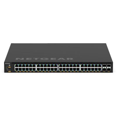 NETGEAR GSM4352-100NES 48-PORT PoE+ / 4 SFP+ PORTS GIGABIT MANAGED AV IP SWITCH