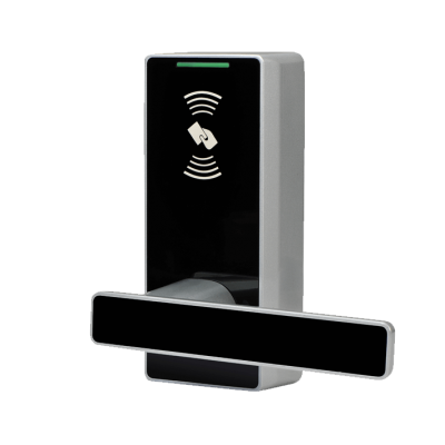 ZKACCESS ML10R RFID CARD DOOR LOCK, SILVER / BLACK