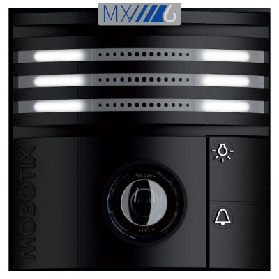 MOBOTIX T26 6MP HEMISPHERIC IP VIDEO DOOR STATION WITH MXBUS, BLACK (NEW)