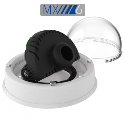 MOBOTIX v26 INDOOR DOME (BODY ONLY - NO LENS), NIGHT, WHITE (NEW)