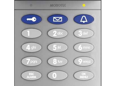 MOBOTIX KEYPAD1 MODULE FOR T2x, SILVER (NEW)