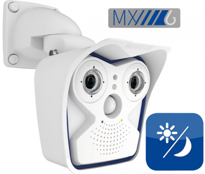 MOBOTIX M16 6MP 45° ALLROUND DUAL WEATHERPROOF NETWORK CAMERA (NEW)