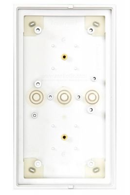 MOBOTIX DOUBLE ON-WALL HOUSING FOR T2x, WHITE (NEW)