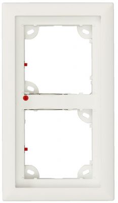MOBOTIX DOUBLE FRAME, WHITE FOR T2x (NEW)