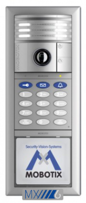 MOBOTIX T26 6MP HEMISPHERIC IP VIDEO DOOR STATION COMPLETE KIT3 WITH MXBUS, SILVER (NEW)